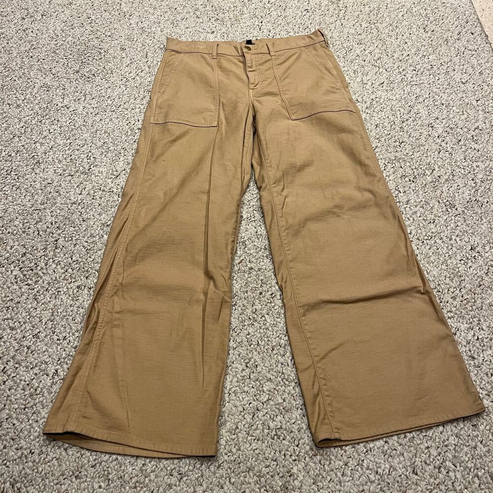 J Crew Camp Pocket Wide Leg Pants Sz 29 Casual Utility Preppy Gorpcore Casual